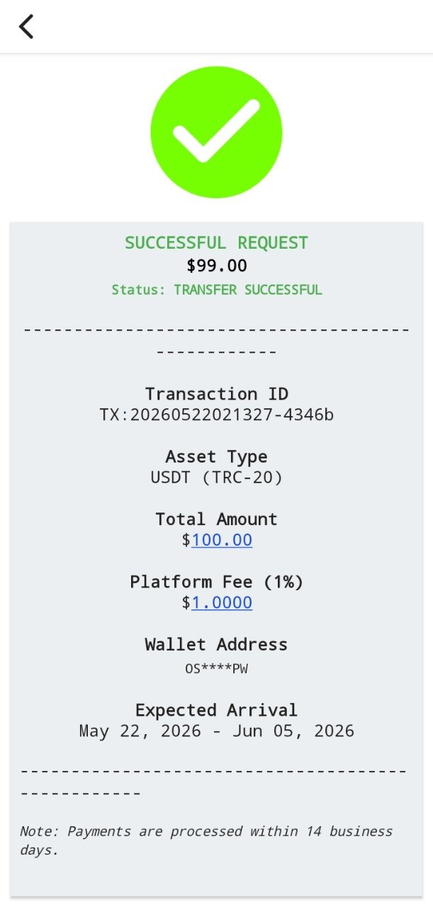 D Lite USDT Payment Proof
